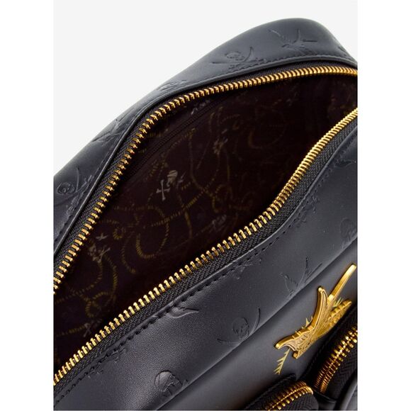 Loungefly Disney Pirates of the Caribbean Jack Sparrow Badge Crossbody Bag - Picture 5 of 5